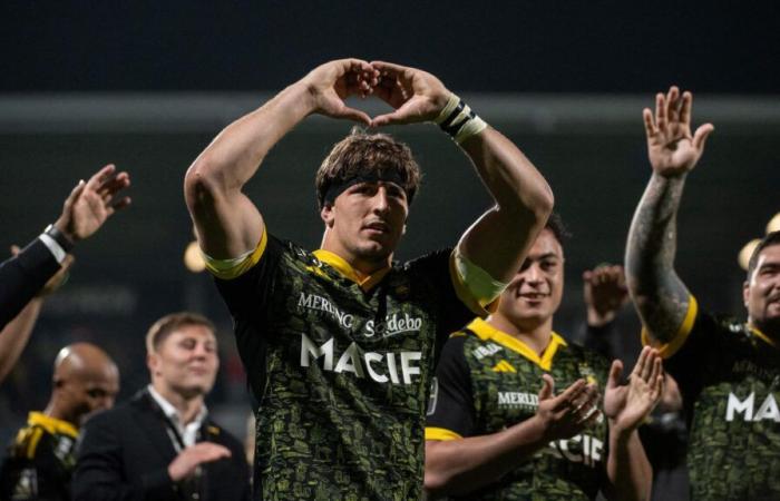 Oscar Jégou a rejoué avec La Rochelle, le public lui a fait une standing ovation après un essai