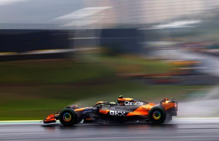 Norris en pole, Verstappen en fond de grille à São Paulo