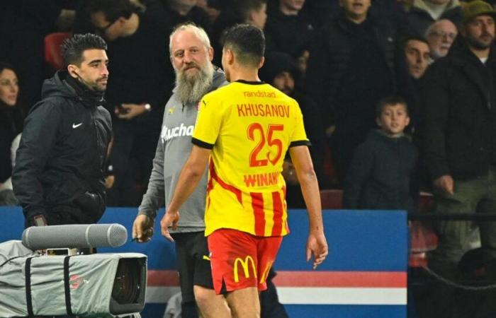 Le terrible tacle de Khusanov sur Hakimi, puni d’un rouge