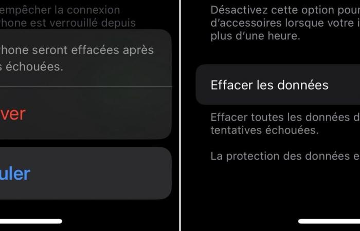 Comment permettre à votre iPhone de s’autodétruire après 10 tentatives de déverrouillage infructueuses