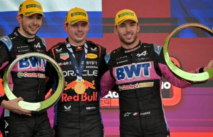 Deux Alpine dans le top 3 du Grand Prix de Formule 1 du Brésil, rendues à Verstappen