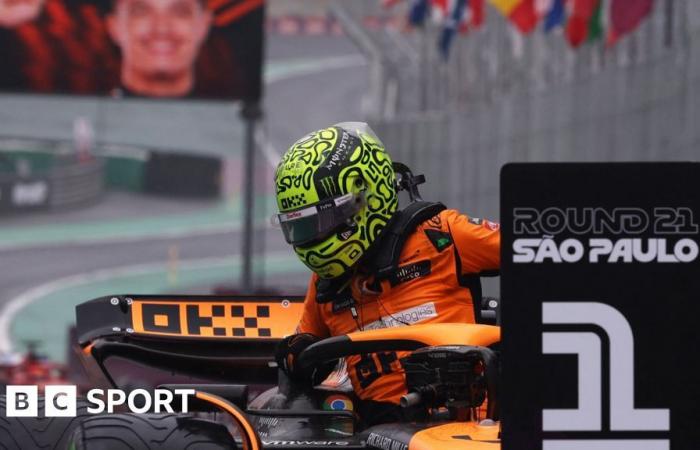 Lando Norris en pole, Max Verstappen part 17e