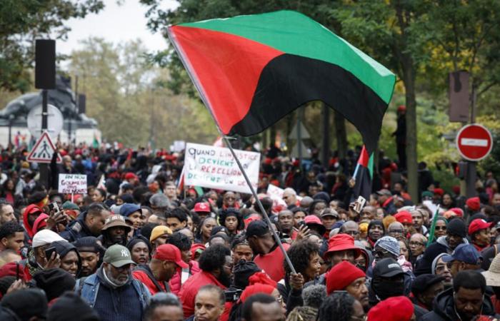 mobilisation à Paris de la diaspora des territoires d’outre-mer contre la cherté de la vie