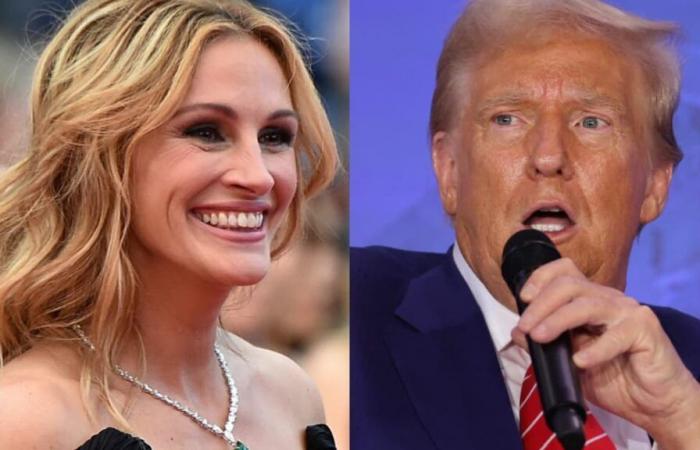 Trump en colère contre Julia Roberts qui appelle les femmes à voter pour Harris