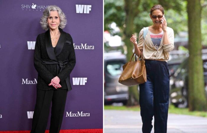 Jane Fonda a prouvé que les chaussures plates incontournables de Katie Holmes sont un incontournable de l’automne