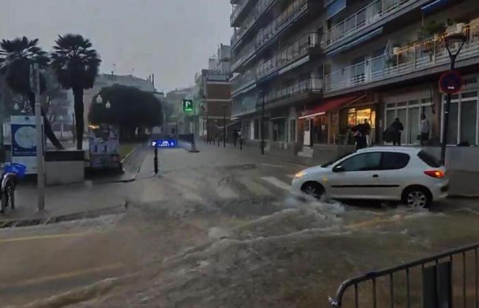 DANA provoque des inondations à Sitges