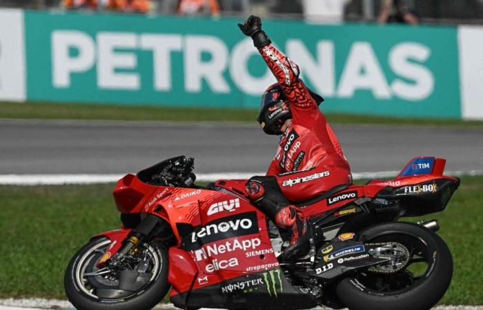 Bagnaia vainqueur en Malaisie, Martin tout proche du titre