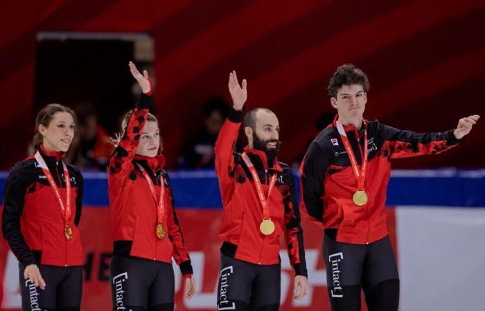 Patinage de vitesse sur courte piste | Début de saison fulgurant pour le Canada