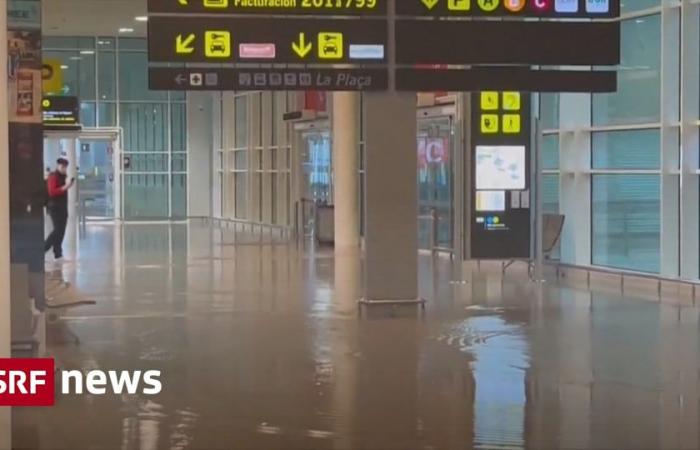 Les tempêtes affectent également la circulation à Barcelone – Actualités