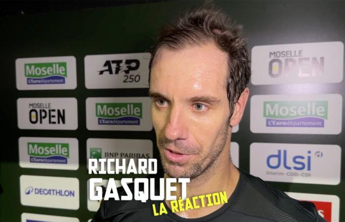 Richard Gasquet continue l’aventure Moselle Open