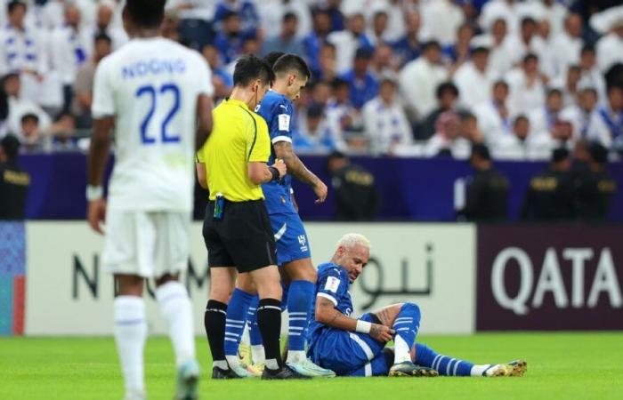 Neymar s’est blessé après son entrée à Al Hilal