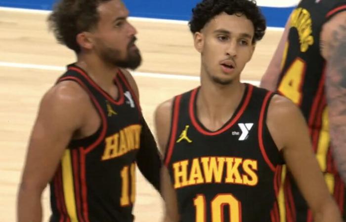 Zacharie Risacher et les Hawks solides à la Nouvelle-Orléans