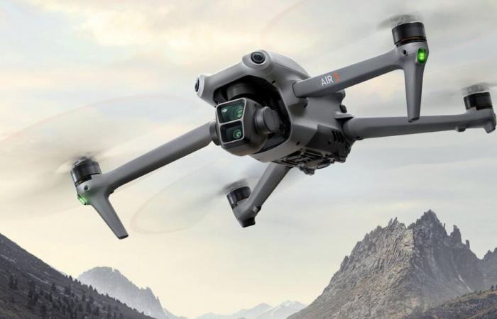 Black Friday 2024 – Le drone DJI Air 3 avec DJI RC « 5 étoiles » à 1 099,00 € (-15%)