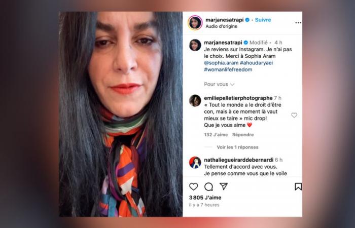 Réponse de Marjane Satrapi à Sandrine Rousseau concernant l’étudiante battue en Iran après s’être déshabillée