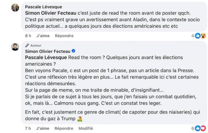 Simon Olivier Fecteau a un avis là-dessus