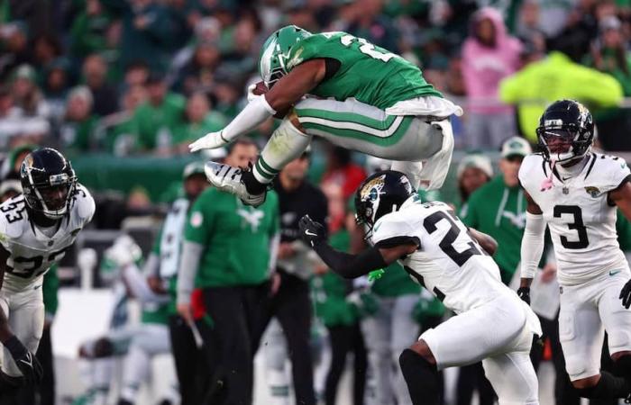 une course Saquon Barkley à voir et à revoir !