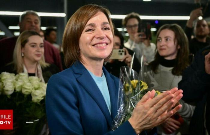 Résultats finaux en République de Moldavie. Maia Sandu a remporté un nouveau mandat de présidente du pays. La différence qui lui a valu la victoire