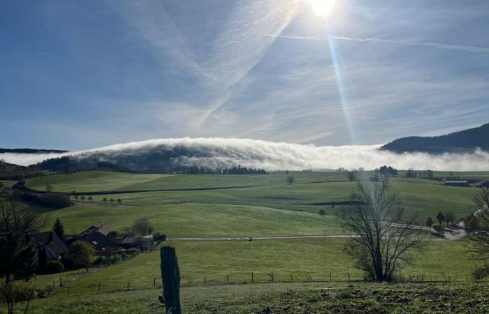 EN IMAGES. “Comme une cascade, mais avec des nuages”, il filme ce fascinant phénomène météorologique dans les montagnes du Jura