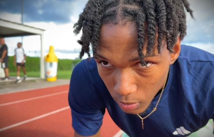 Allan Lacroix, champion de France espoir du 400 mètres et la tête pleine de rêves