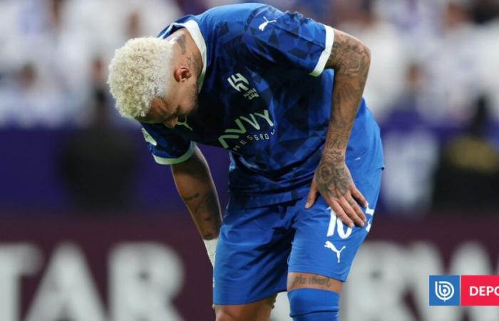 Neymar s’est de nouveau blessé après seulement une demi-heure de jeu : ils captent le moment exact de son problème