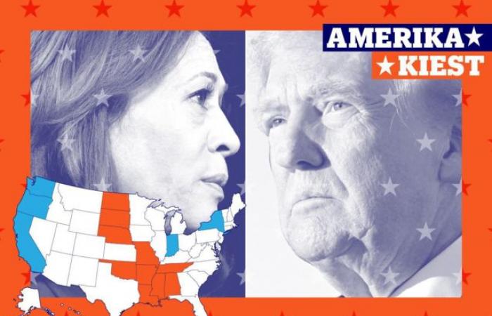 voir les résultats de Kamala Harris et Donald Trump ici