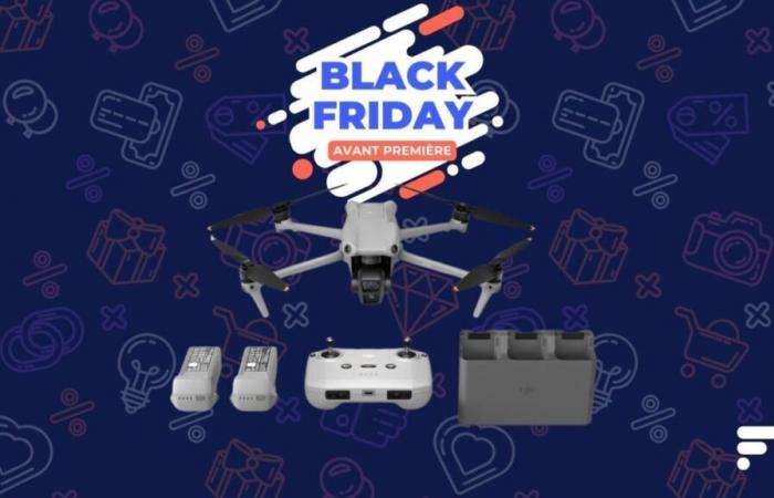 cet excellent drone, accompagné de tous ses accessoires, passe sous la barre des 1 000 € durant le mois du Black Friday