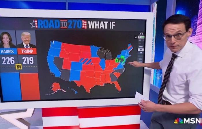 Steve Kornacki donne un aperçu des attentes de la soirée électorale