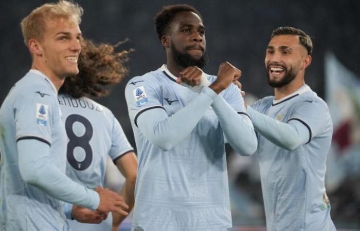 Lazio-Cagliari 2-1, buts de Dia, Luvumbo et Zaccagni sur penalty