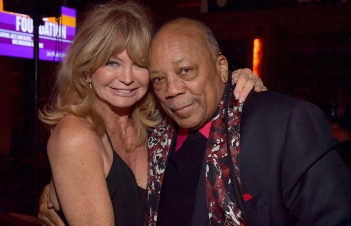 Goldie Hawn qualifie Quincy Jones de “l’un des grands amours de ma vie”