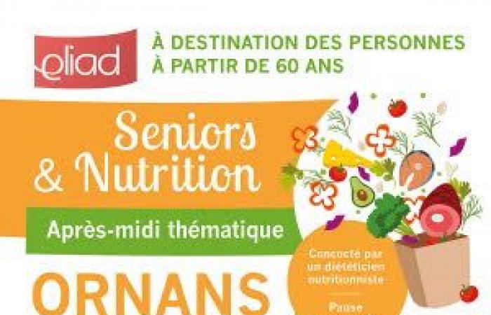 Seniors et nutrition : Rencontre, conférence à Ornans