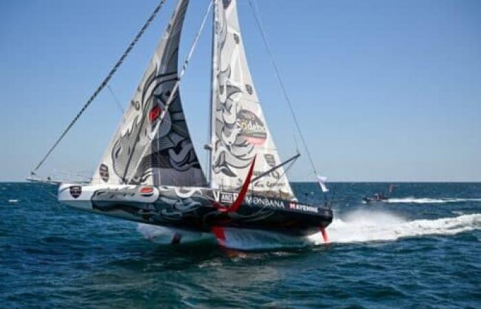 Maxime Sorel en route vers son deuxième Vendée Globe