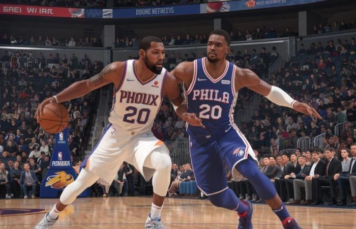 Les Phoenix Suns remportent un match serré contre les 76ers de Philadelphie