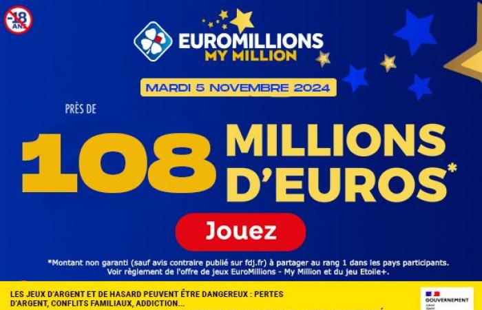 108 millions d’euros à gagner ! -FDJ