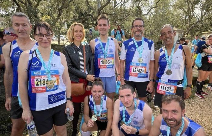 les couleurs de l’Athlétisme Lozère à Narbonne, Marseille-Cassis ou encore Venise