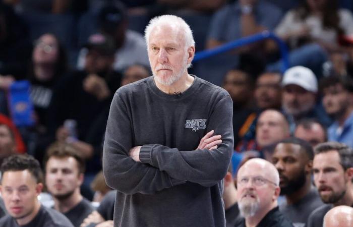 une nouvelle rassurante pour Popovich, absent du banc des Spurs depuis deux matchs