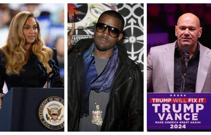 Beyoncé, Matt Demon, Kanye West… qui sont les célébrités derrière les deux candidats ?