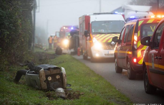 Un conducteur blessé dans un accident après avoir percuté un radar sur la D901 dans l’Oise