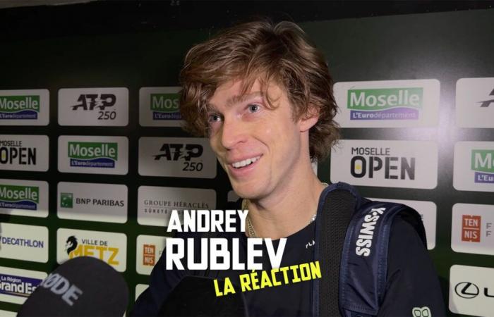 Andrey Rublev se retire du Moselle Open