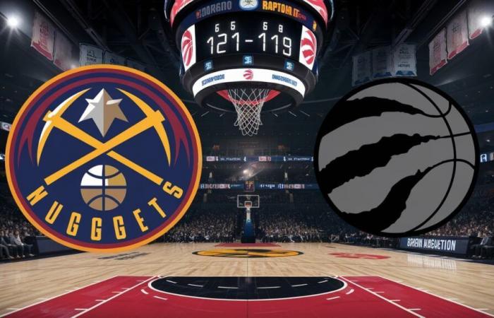 Les Denver Nuggets ont battu les Raptors 121-119 dans un match NBA passionnant