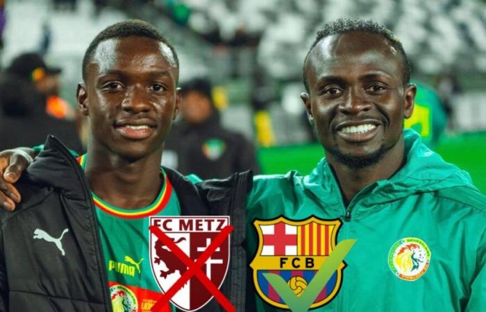 Son transfert au FC Metz compromis, Amara Diouf enfin au FC Barcelone ?