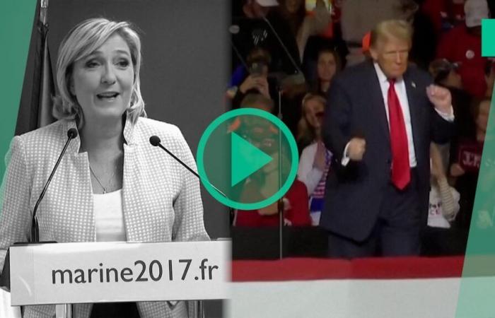 Donald Trump est passé, pour le Rassemblement National, de candidat modèle à boulet