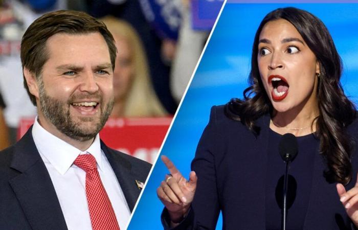 AOC intervient après que JD Vance ait qualifié Kamala Harris de « poubelle »