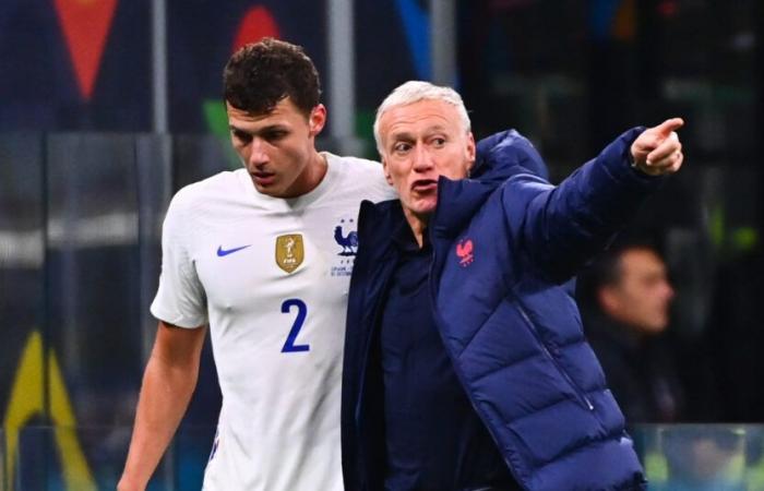 Deschamps, Pavard vide son sac