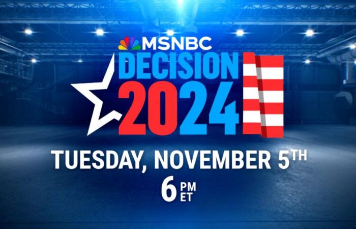 MSNBC – Couverture des élections de la décision 2024