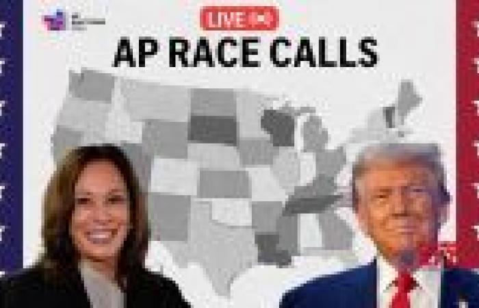 Appels à la course AP, carte électorale, QG de Trump et Harris (Vidéo)