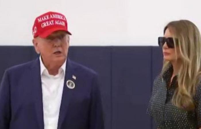 Melania Trump rejoint Donald au siège de la campagne le jour du scrutin