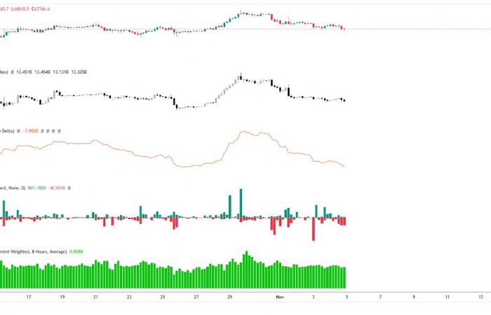 Bitcoin tombe en dessous de 70 000 $ ! Analyse du 5 novembre 2024