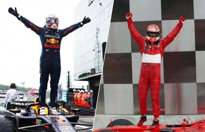 Verstappen « à pied d’égalité » avec Schumacher après sa victoire au Brésil ?