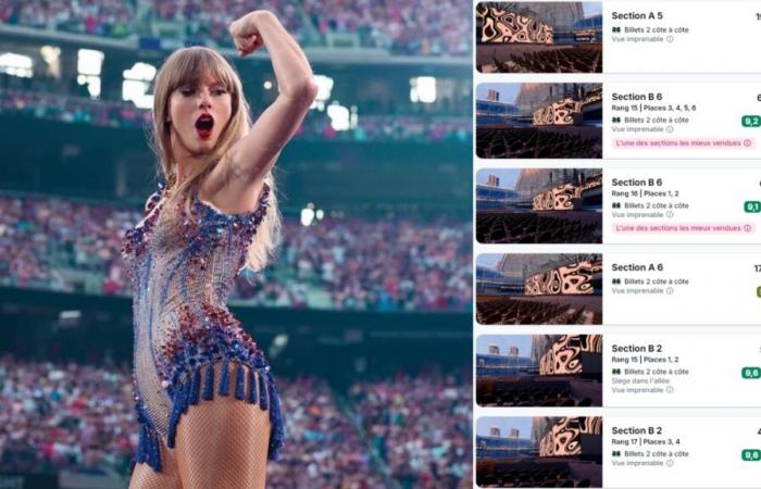 Les prix de revente des billets pour les concerts de Taylor Swift au Canada sont astronomiques