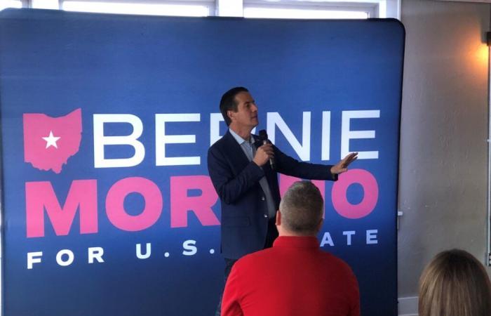 Bernie Moreno visits New Philadelphia on election eve